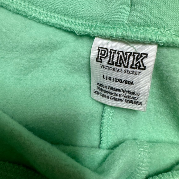 PINK sweatpants with logo on leg. RARE! Y2K vs - Picture 3 of 4